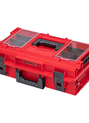 Qbrick System ONE 200 2.0 Profi RED ULTRA HD Maleta de herramientas personalizada organizador modular 585 x 385 x 190 mm 15,4 l apilable IP66