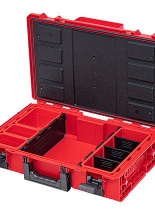 Qbrick System ONE 200 2.0 Profi RED ULTRA HD Maleta de herramientas personalizada organizador modular 585 x 385 x 190 mm 15,4 l apilable IP66