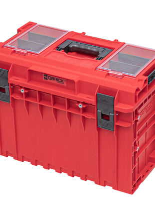 Qbrick System ONE 450 2.0 PROFI RED ULTRA HD Custom Werkzeugkoffer modularer Organizer 585 x 385 x 420 mm 52 l stapelbar IP66