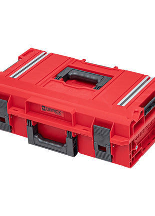 Qbrick System ONE 200 2.0 Technik RED ULTRA HD Custom Werkzeugkoffer modularer Organizer 585 x 385 x 190 mm 15,4 l stapelbar IP66