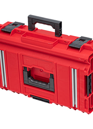 Qbrick System ONE 200 2.0 Technik RED ULTRA HD Custom Werkzeugkoffer modularer Organizer 585 x 385 x 190 mm 15,4 l stapelbar IP66