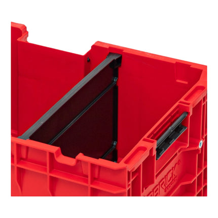 Qbrick System ONE Box 2.0 Plus RED ULTRA HD Contenitore impilabile personalizzato 576 x 359 x 237 mm 35 l impilabile
