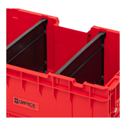 Qbrick System ONE Box 2.0 Plus RED ULTRA HD Contenitore impilabile personalizzato 576 x 359 x 237 mm 35 l impilabile
