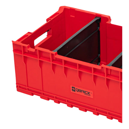 Qbrick System ONE Box 2.0 Plus RED ULTRA HD Contenitore impilabile personalizzato 576 x 359 x 237 mm 35 l impilabile
