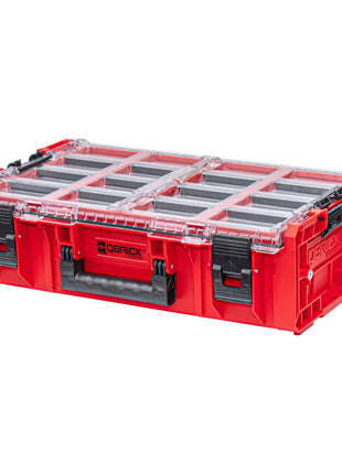 Qbrick System ONE Organizer 2XL 2.0 MFI RED ULTRA HD stapelbar 582 x 387 x 131 mm 13,5 l IP66 mit Schaumstoffeinlage