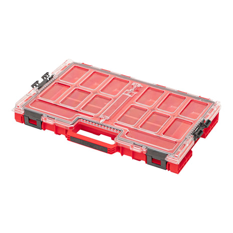 Qbrick System ONE Organizer L 2.0 RED ULTRA HD stapelbar 531 x 379 x 77 mm 6 l IP66 mit 10 Inlays