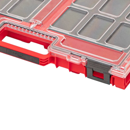 Qbrick System ONE Organiser L 2.0 MFI RED ULTRA HD impilabile 531 x 379 x 77 mm 6 l IP66 con inserto in schiuma