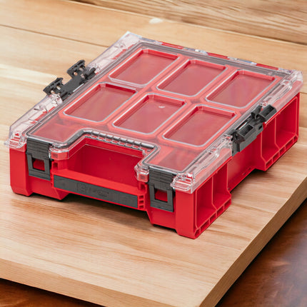 Qbrick System ONE Organizer M Plus RED ULTRA HD Organizer 364 x 264 x 106 mm 4 l impilabile IP66