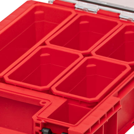 Qbrick System ONE Organizer M Plus RED ULTRA HD Organizer 364 x 264 x 106 mm 4 l impilabile IP66