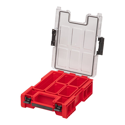 Qbrick System ONE Organizer M Plus RED ULTRA HD Organizer 364 x 264 x 106 mm 4 l impilabile IP66