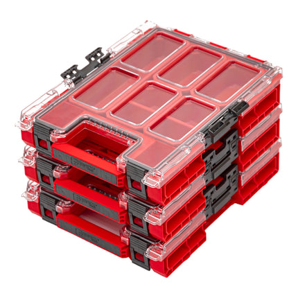 Qbrick System ONE Organiser M RED ULTRA HD Organiser 365 x 265 x 77 mm 2,5 l impilabile IP66