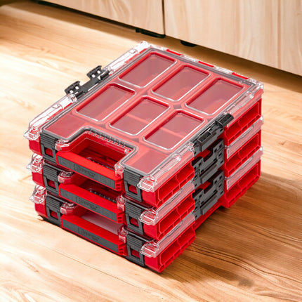 Qbrick System ONE Organiser M RED ULTRA HD Organiser 365 x 265 x 77 mm 2,5 l impilabile IP66