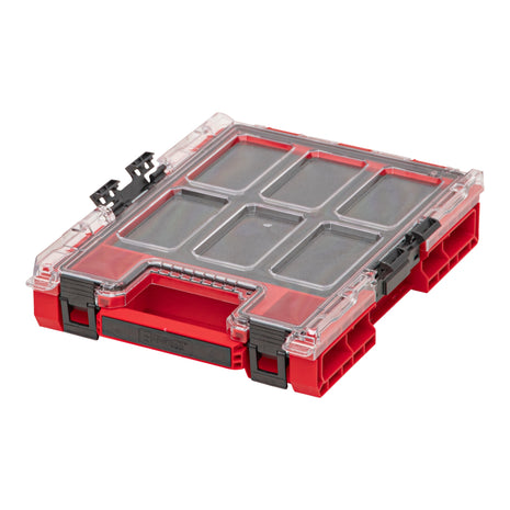 Qbrick System ONE Organizer M MFI RED ULTRA HD sztaplowany 365 x 265 x 77 mm 2,5 l IP66 z wkładką piankową