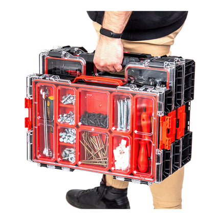 Qbrick System PRO 100 Organizer 452 x 296 x 79 mm 5 l impilabile IP54