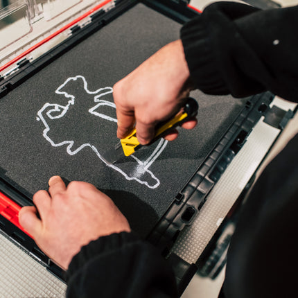 Organizzatore Qbrick System PRO 100 MFI 452 x 296 x 79 mm 5 l impilabile IP54