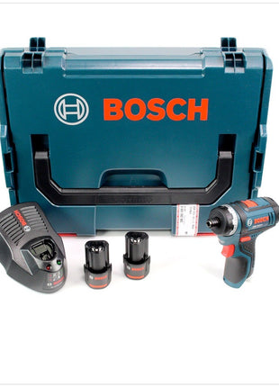 Bosch GSR 10,8-Li Akku Bohrschrauber in L-Boxx + 2 x GBA 10,8 V 2,5 Ah Akku + AL 1130 CV Schnelllader - Toolbrothers