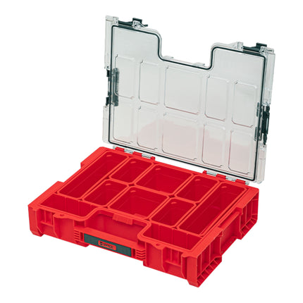 Qbrick System PRO Organiser 300 RED ULTRA HD impilabile 452 x 358 x 110 mm 9 l IP54 con 8 inserti