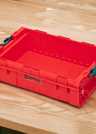 Qbrick System PRO Box 130 2.0 RED ULTRA HD Custom Stapelbehälter 450 x 310 x 151 mm 9 l stapelbar