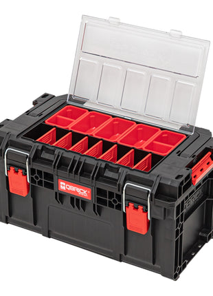 Qbrick System PRIME Toolbox 250 Expert mit Organizer stapelbar 535 x 327 x 277 mm 26l IP66 mit 10 Trennwänden + 5 Inlays