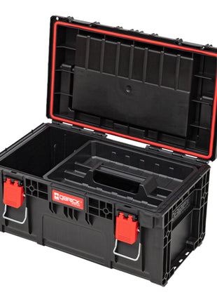 Qbrick System PRIME Toolbox 250 Expert mit Organizer stapelbar 535 x 327 x 277 mm 26l IP66 mit 10 Trennwänden + 5 Inlays