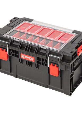 Qbrick System PRIME Toolbox 250 Expert mit Organizer stapelbar 535 x 327 x 277 mm 26l IP66 mit 10 Trennwänden + 5 Inlays