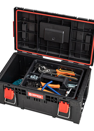 Qbrick System PRIME Toolbox 250 Vario apilable 535 x 327 x 271 mm 28l IP66 con 3 particiones