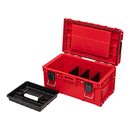 Qbrick System PRIME Toolbox 250 Expert RED ULTRA HD Custom con organizzatore impilabile 535 x 327 x 277 mm 26 l IP66 con 5 intarsi e 10 divisori