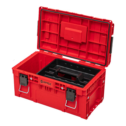 Qbrick System PRIME Toolbox 250 Vario RED ULTRA HD Impilabile su misura 535 x 327 x 271 mm 26l IP66 con 3 divisori