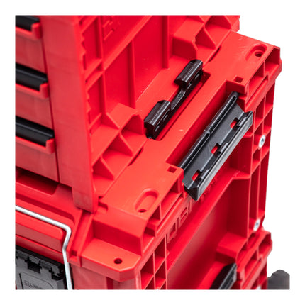 Qbrick System PRIME Toolbox 250 Vario RED ULTRA HD Impilabile su misura 535 x 327 x 271 mm 26l IP66 con 3 divisori