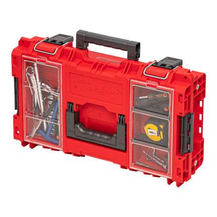Qbrick System PRIME Toolbox 150 Profi RED ULTRA HD Custom impilabile 535 x 327 x 141 mm 13,5 l IP66