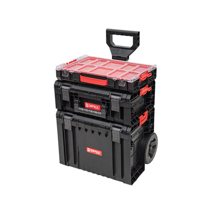 Qbrick System PRO Set 4 carrelli porta attrezzi + PRO Cart 2.0 + PRO Technician Case 2.0 + PRO Organiser 100 450 x 390 x 690 mm 45 l IP54