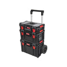 Qbrick System PRIME SET 1 Carrello PRIME impilabile + Cassetta porta attrezzi PRIME 250 Vario + Cassetta porta attrezzi PRIME 150 Vario impilabile IP66
