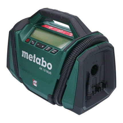 Metabo AK 18 Multi Battery Compressor 18 V 11 bar Solo ( 600794850 ) - senza batteria, senza caricabatterie