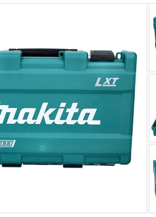 Set LXT Makita per trapano avvitatore a percussione a batteria DHP 483 e avvitatore a percussione a batteria DTD 155