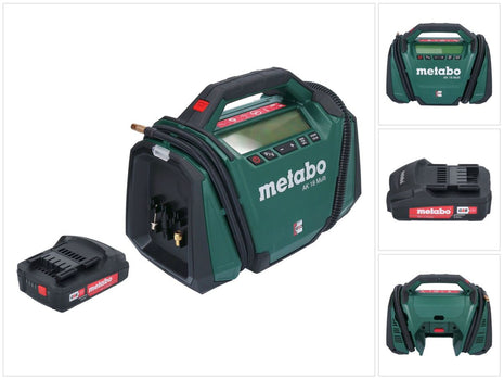 Kompresor akumulatorowy Metabo AK 18 Multi 18 V 11 bar + 1x akumulator 2,0 Ah - bez ładowarki