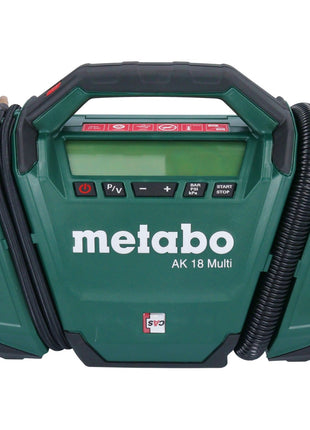 Metabo AK 18 Multi Akku Kompressor 18 V 11 bar + 2x Akku 2,0 Ah + Ladegerät