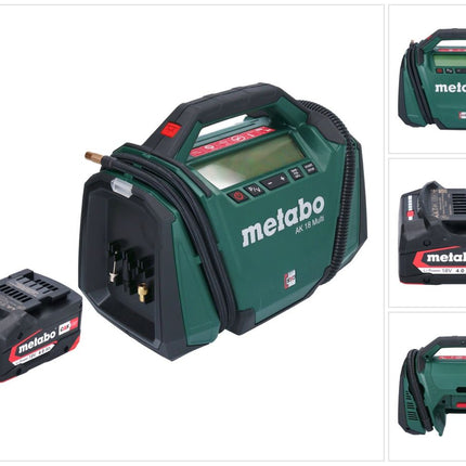 Compressore a batteria Metabo AK 18 Multi 18 V 11 bar + 1x batteria ricaricabile 4,0 Ah - senza caricatore