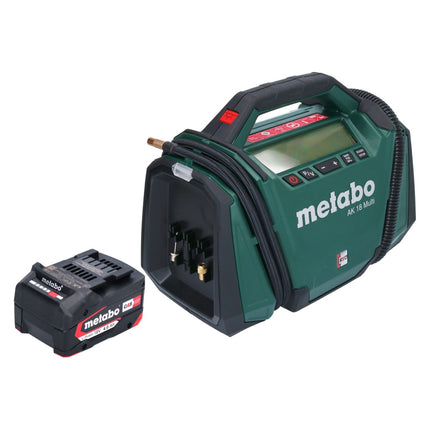 Compressore a batteria Metabo AK 18 Multi 18 V 11 bar + 1x batteria ricaricabile 4,0 Ah - senza caricatore