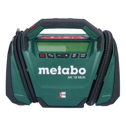 Compressore a batteria Metabo AK 18 Multi 18 V 11 bar + 1x batteria 4,0 Ah + caricatore