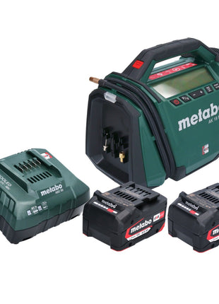 Metabo AK 18 Multi Akku Kompressor 18 V 11 bar + 2x Akku 4,0 Ah + Ladegerät