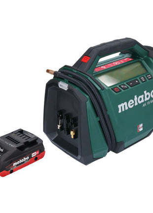 Metabo AK 18 Multi Akku Kompressor 18 V 11 bar + 1x Akku 4,0 Ah - ohne Ladegerät