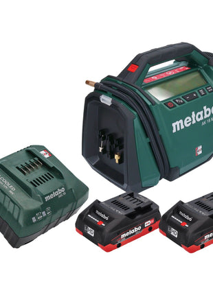 Kompresor akumulatorowy Metabo AK 18 Multi 18 V 11 bar + 2x akumulator 4,0 Ah + ładowarka