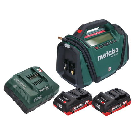 Compressore a batteria Metabo AK 18 Multi 18 V 11 bar + 2x batteria 4,0 Ah + caricatore