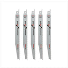 Bosch 5 Säbelsägeblätter 200 mm Progressor for Wood S 2345 X / S2345X ( 2608654404 ) - Toolbrothers