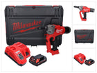 Riveteuse aveugle sur batterie Milwaukee M18 ONEFPRT-201X 18 V 20 kN sans balais + 1x batterie 2,0 Ah + chargeur + boîtier HD