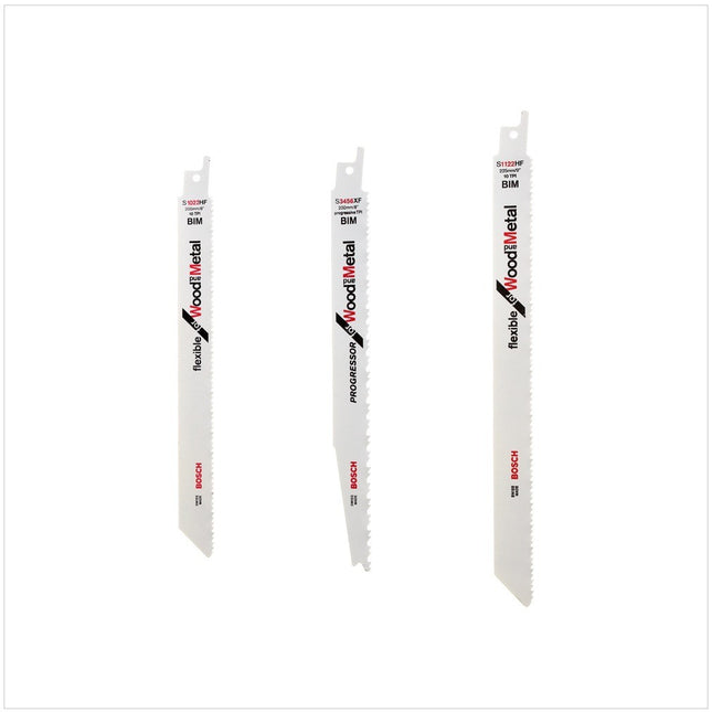 Bosch 3er Säbelsägeblätter - Set Universal ( S 1022 HF / S 3456 XF / S 1122 HF ) - Toolbrothers