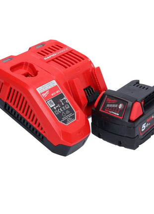 Milwaukee M18 ONEFPRT-501X Akku Blindnietgerät 18 V 20 kN Brushless + 1x Akku 5,0 Ah + Ladegerät + HD Box