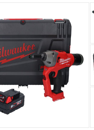 Milwaukee M18 ONEFPRT-601X Akku Blindnietgerät 18 V 20 kN Brushless + 1x Akku 6,0 Ah + HD Box - ohne Ladegerät