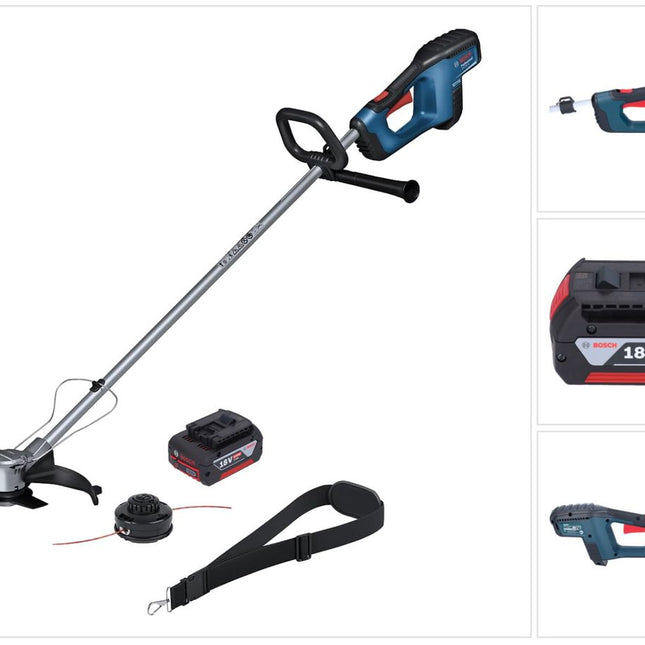 Bosch GFR 18V-23 Decespugliatore professionale 18 V 230 mm senza spazzole + 1x batteria 4,0 Ah - senza caricabatterie