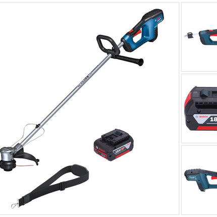Bosch GRT 18V-33 Trimmer professionale 18 V 330 mm senza spazzole + 1x batteria 4,0 Ah - senza caricabatterie